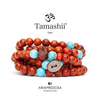 Necklace Tamashii Mala in Wood NWS902-3 - NWS902-3